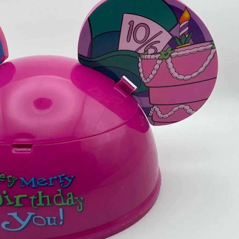 Merry Unbirthday Ear Hat Mickey Mouse Ice Cream Sundae Bowl Disneyland Earhat